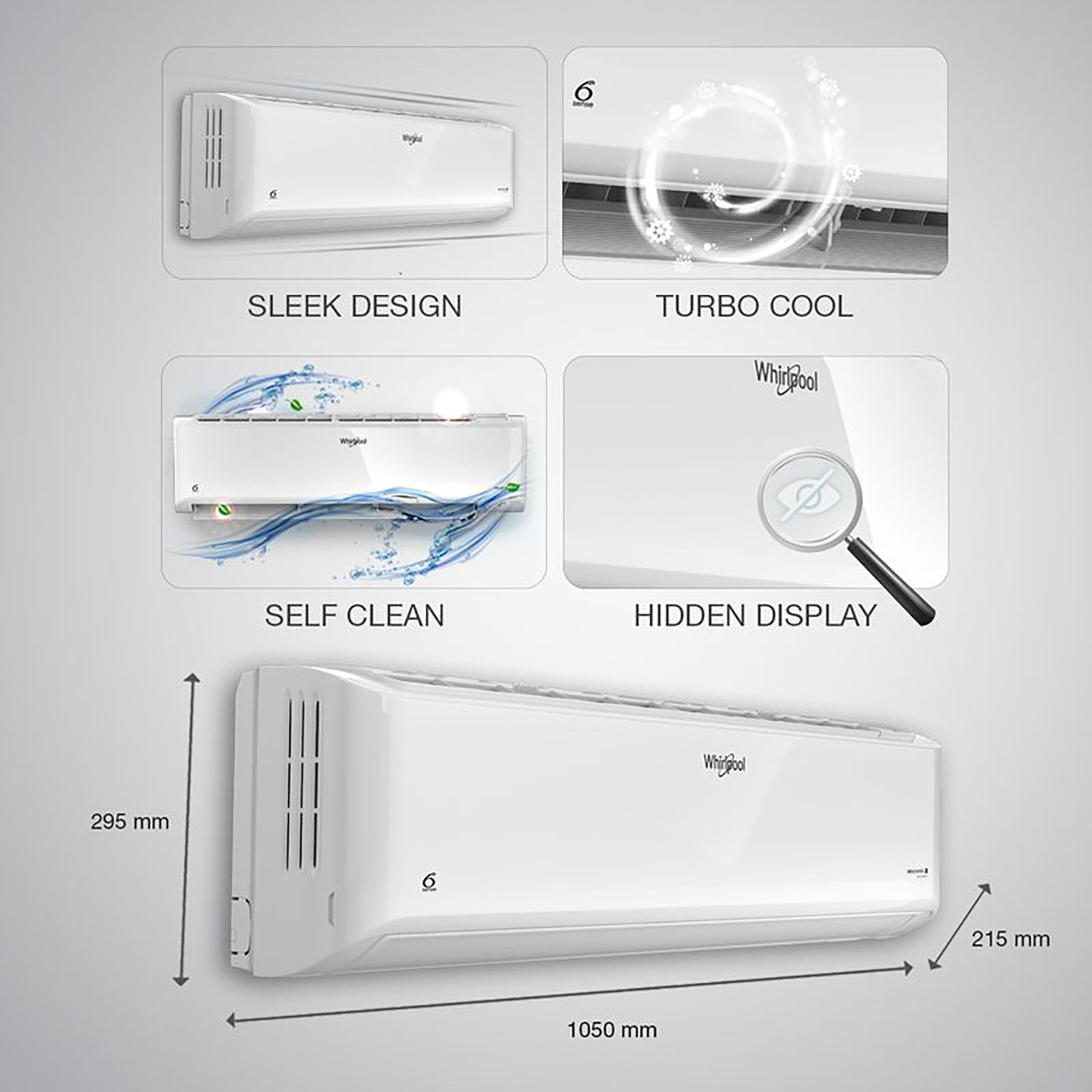 Buy Whirlpool 3DCool 5 in 1 Convertible 1.5 Ton 3 Star Inverter Split